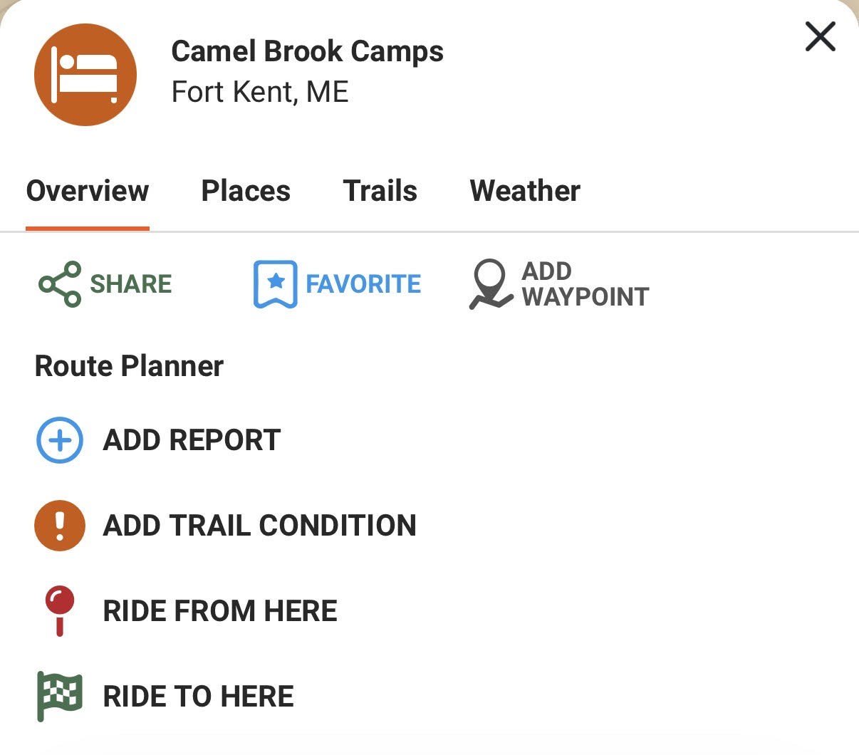 Camel brooks Camp
